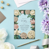 Oyster Pearl, Soft Taupe & Champagne Blush Wedding アクリル招待状 (インサイチュ (ウェディング))