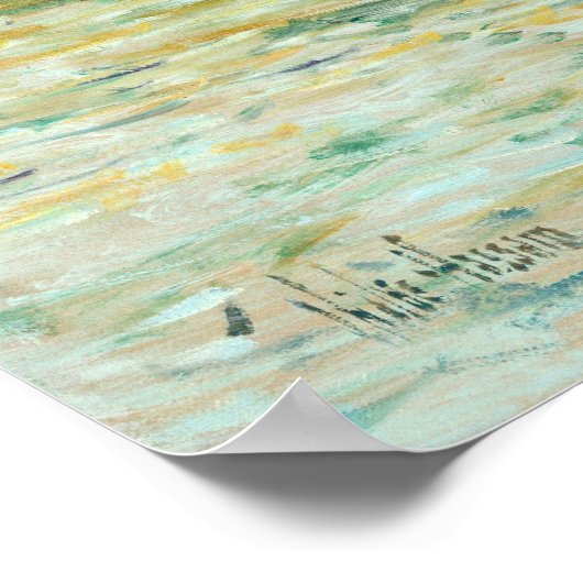 Oyster Sloop - Childe Hassam Fine Art Poster ポスター (角)