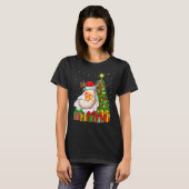 Oyster   Xmas Holiday Santa Oyster Christmas Tree Tシャツ (正面フル)