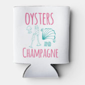 "Oysters & Champagne"  缶クーラー (正面)