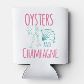 "Oysters & Champagne"  缶クーラー (裏面)