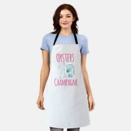 Oysters & Champagne All-Over Print Apron エプロン