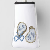 Oysters With Blue Bow Golf Head Cover ゴルフヘッドカバー (回転90)