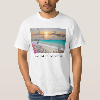 OZのオーストラリア人のビーチの反射 Tシャツ