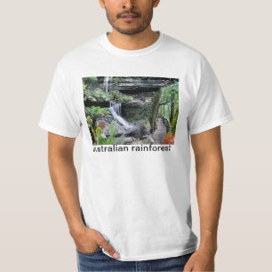 OZのオーストラリア人の雨林の反射 Tシャツ
