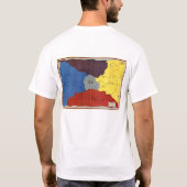 Ozの地図(背部) Tシャツ (裏面)