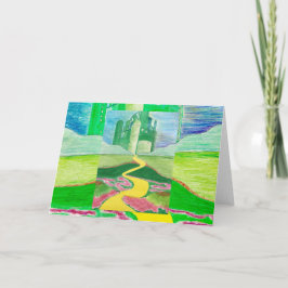 Ozアートワークのウィザード カード