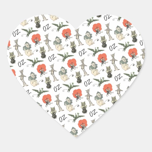 Ozウィザードキャラクター ハートシール (正面)