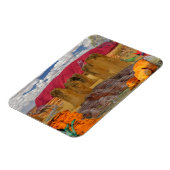 OZオーストラリアのアウトバックの反射 マグネット (左側)