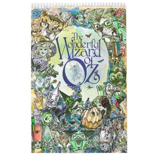 OZクラシックカレンダーのウィザード – 12か月! カレンダー (カバー)