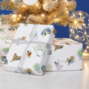 Ozクラシッククリスマス包装紙の ラッピングペーパー