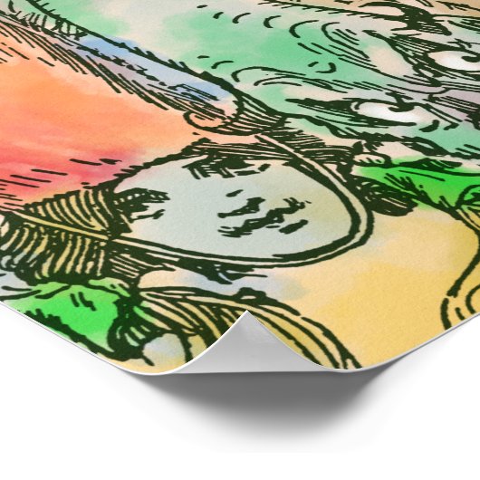 OZクラシック POSTERのキャラクターウィザード – すべての本のウィザード！ ポスター (角)