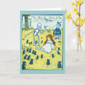 Ozグリーティングカードのウィザード カード (黄色い花)