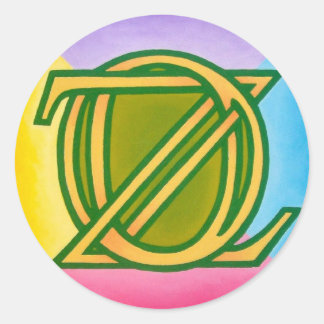 Ozステッカー ラウンドシール
