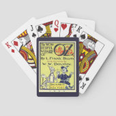 Ozブックカバーアートのヴィンテージウィザード、タイトルページ トランプ (裏面)