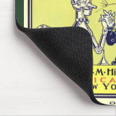 Ozブックカバーアートのヴィンテージウィザード、タイトルページ マウスパッド (コーナー)