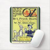 Ozブックカバーアートのヴィンテージウィザード、タイトルページ マウスパッド (マウス)