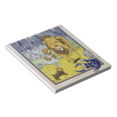 Ozブックページの臆病ライオン魔法使い ノートパッド (アングル)