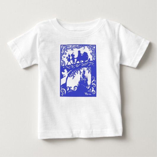 OzベビーTシャツ透明ウィザード ベビーTシャツ (正面)