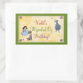 Ozボトルラベルまたはステッカーのウィザード 長方形シール (バッグ)