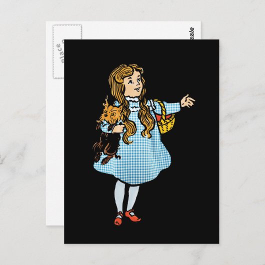 Ozポストカードのヴィンテージウィザード ポストカード (正面/裏面)