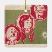 Ozヴィンテージセラミックオーナメントの素晴らしいウィザード セラミックオーナメント (裏面)