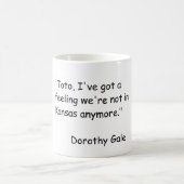Oz映画引用文のWizzard コーヒーマグカップ (中央)
