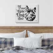 OZ™のウィザード |とあなたの小さな犬も キャンバスプリント (インサイチュ (寝室))