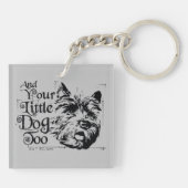 OZ™のウィザード |とあなたの小さな犬も キーホルダー (裏面)