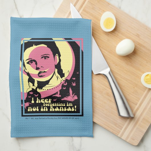 OZ™のウィザード |カンザスにいません キッチンタオル (四つ折り)