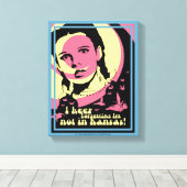 OZ™のウィザード |カンザスにいません キャンバスプリント (インサイチュ (ウッドフロア))