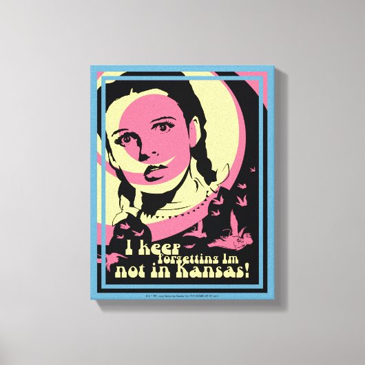 OZ™のウィザード |カンザスにいません キャンバスプリント (正面)