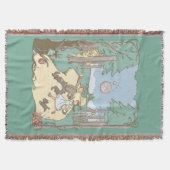 OZ™のウィザード |ストーリーブック黄れんがロード スローブランケット (正面)