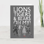 OZ™のウィザード |ライオンの虎と熊は私の! カード (正面)