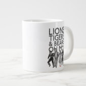 OZ™のウィザード |ライオンの虎と熊は私の! ジャンボコーヒーマグカップ (正面右)