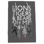 OZ™のウィザード |ライオンの虎と熊は私の! ミディアムペーパーバッグ (正面)