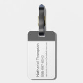 OZ™のウィザード |ライオンの虎と熊は私の！ ラゲッジタグ (裏面縦)