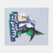 OZ™のウィザード |呼び出しなかわいらしい フリースブランケット (正面(横))