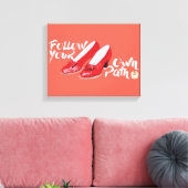 OZ™のウィザード |後を追自分のパス キャンバスプリント (インサイチュ (リビング))