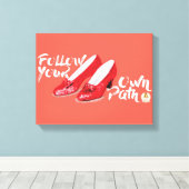 OZ™のウィザード |後を追自分のパス キャンバスプリント (インサイチュ (ウッドフロア))