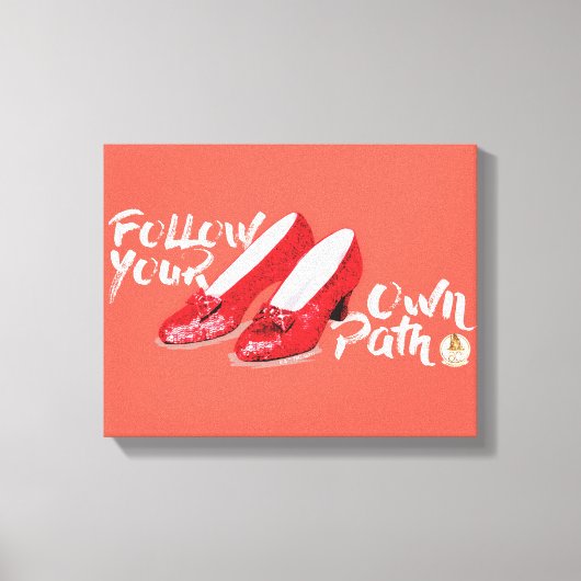 OZ™のウィザード |後を追自分のパス キャンバスプリント (正面)