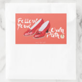 OZ™のウィザード |後を追自分のパス 長方形シール (バッグ)