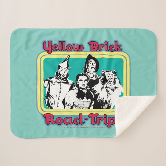 OZ™のウィザード |黄色いれんがの道の旅! シェルパブランケット (正面(横))