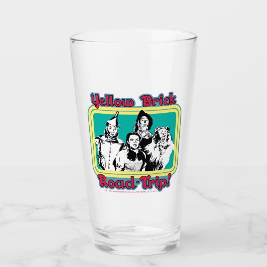OZ™のウィザード |黄色いれんがの道の旅! タンブラーグラス (正面)