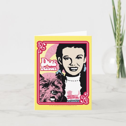 OZ™のウィザード | Dorothy™ & Toto™ – 犬派 ノートカード (正面)