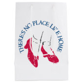 OZ™のウィザード | Home™に類する場所はありません ミディアムペーパーバッグ (裏面)