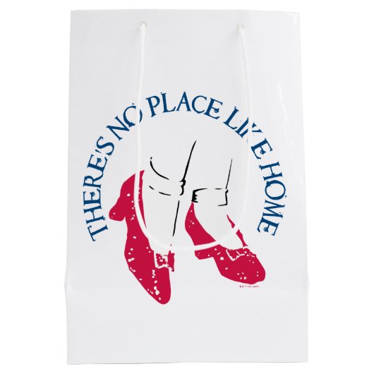 OZ™のウィザード | Home™に類する場所はありません ミディアムペーパーバッグ (裏面)