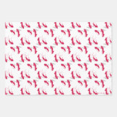 OZ™のウィザード | Ruby Slippers™パターン ラッピングペーパーシート (正面)