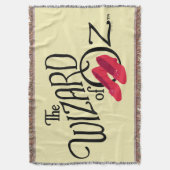Oz™ロゴのウィザード スローブランケット (正面縦)