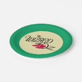 Oz™ロゴのウィザード ペーパープレート (アングル)